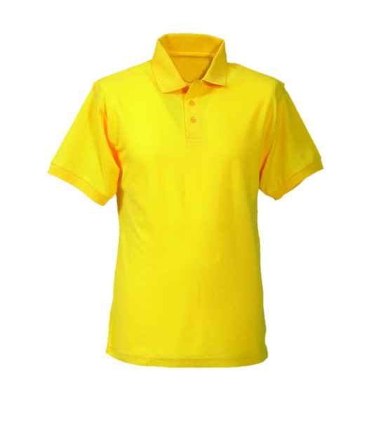 Arbeitsshirt Poloshirt 60 Grad Piqué waschbar gelb