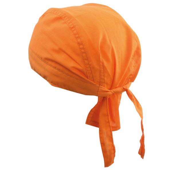 Bandana orange Kopfbedeckung leichtes Material