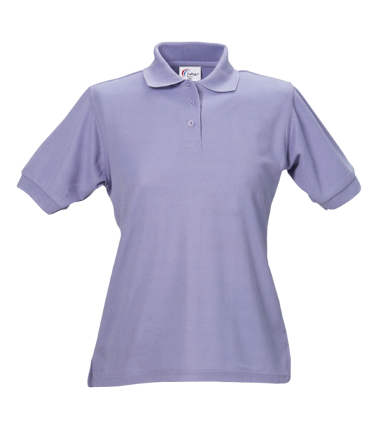 Damen Poloshirt 60 °C Grad waschbar lila flieder Arbeitsshirt Arbeits-t-shirt tailliert