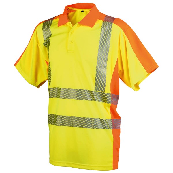 Wanrschutz Poloshirt T-Shirt guenstig gelb orange