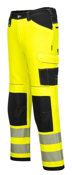 Portwest PW303 Warnschutzhose Stretch gelb-schwarz