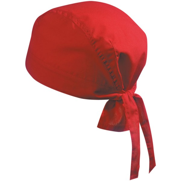 Bandana in rot als leichte Kopfbedeckung, dünnes Material