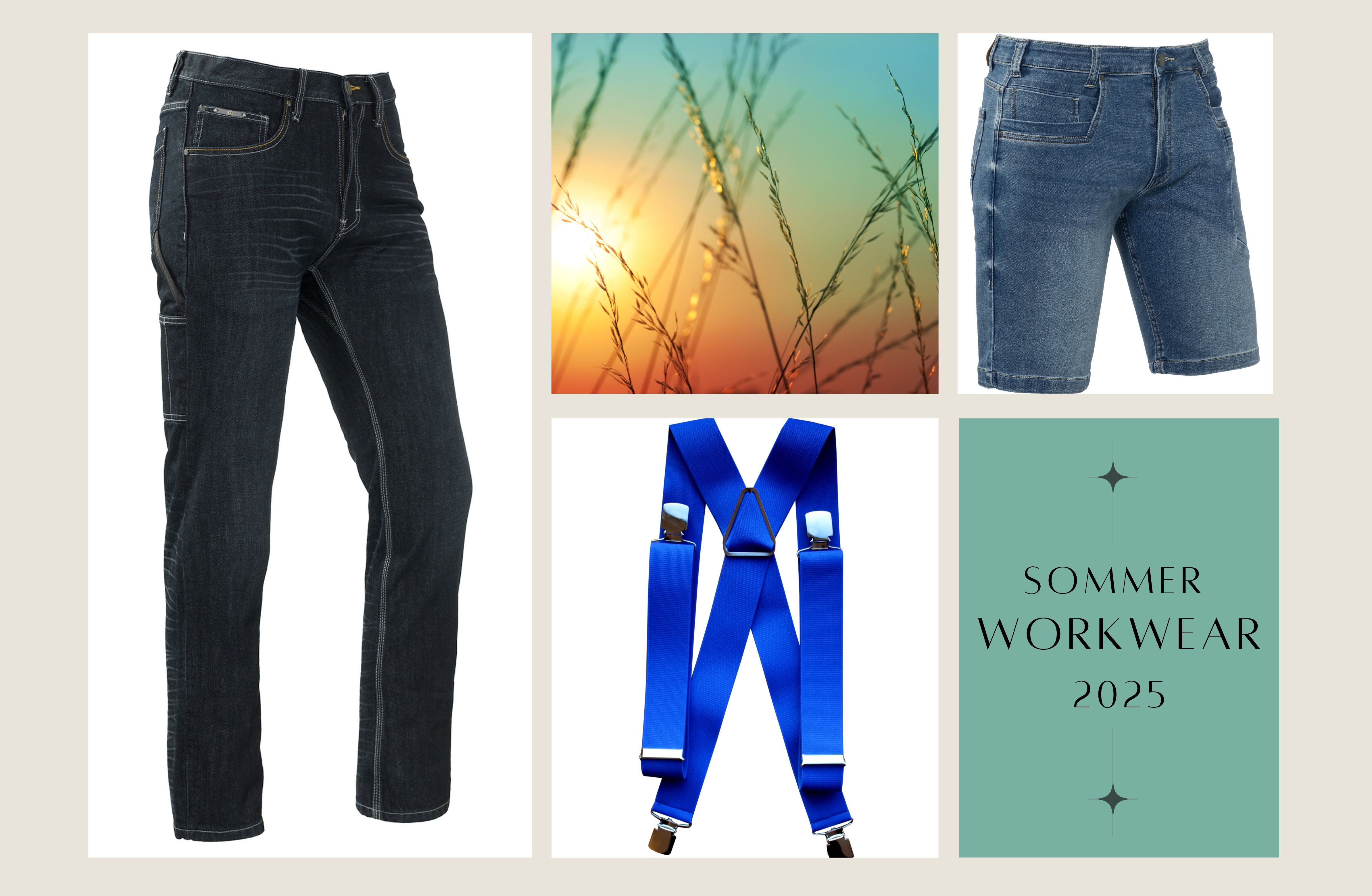 Sommer Arbeitskleidung für deinen Job - Denim...